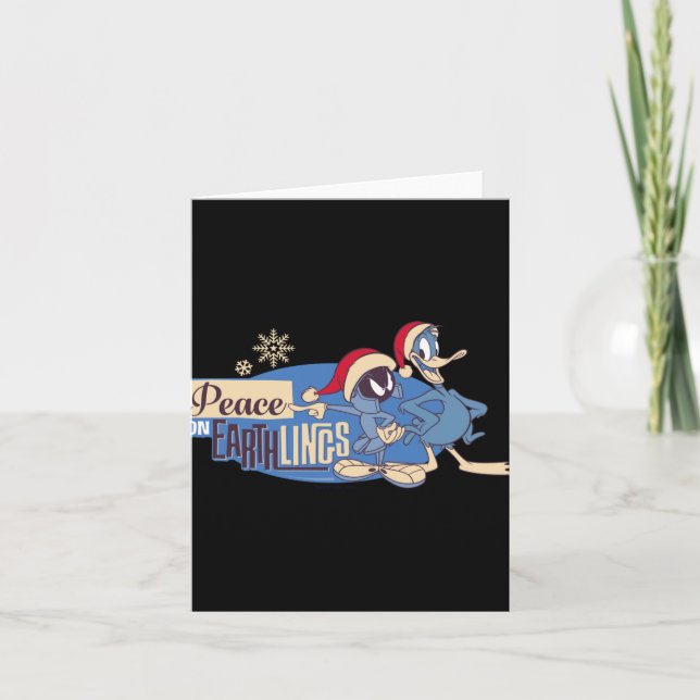 Cartão Marvin The Martian Peace On Earthlings T Shirt  (Frente)