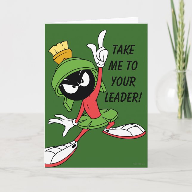 Cartão MARVIN THE MARTIAN™ Proclamation (Frente)