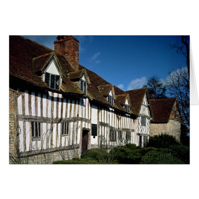 Cartão Mary Arden's House (Frente Horizontal)