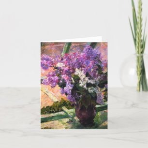 Cartão Mary Cassatt Lilacs Note Card