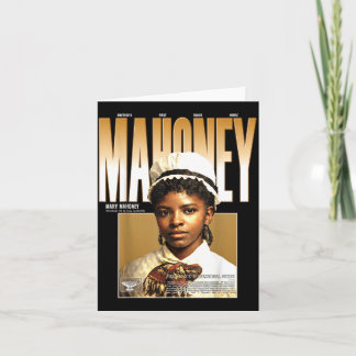 Cartão Mary Eliza Mahoney Primeira Enfermeira Negra Pione