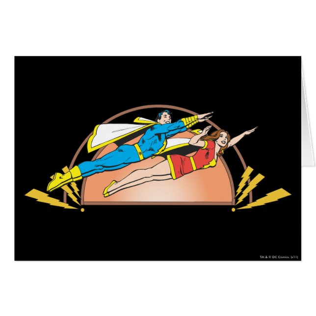 Cartão Mary & Junior Fly (Frente Horizontal)