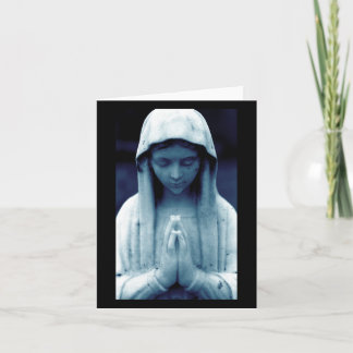 Cartão Mary no azul