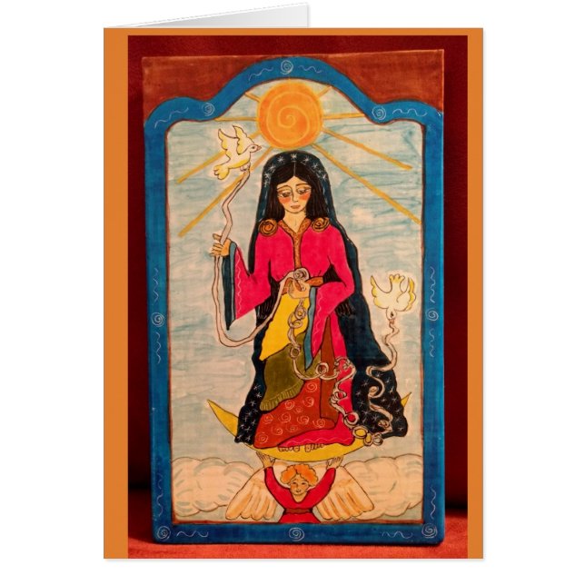 Cartão Mary Undoer of Knots (Frente)