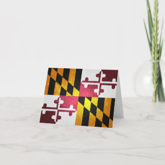 Cartão Marylander Flag