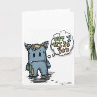 Cartão Mas eu falto-o