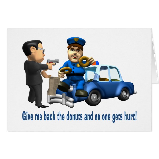 Cartão Mas rosquinhas do amor das bobinas (Frente Horizontal)