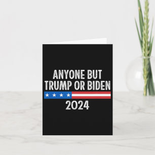 Cartão Mas Trump Ou Biden 2024 - Estilo Vintage -