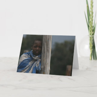 Cartão Masai Boy