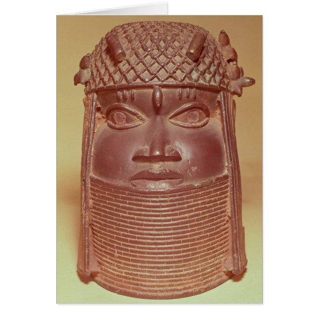 Cartão Máscara de Benin (Frente)