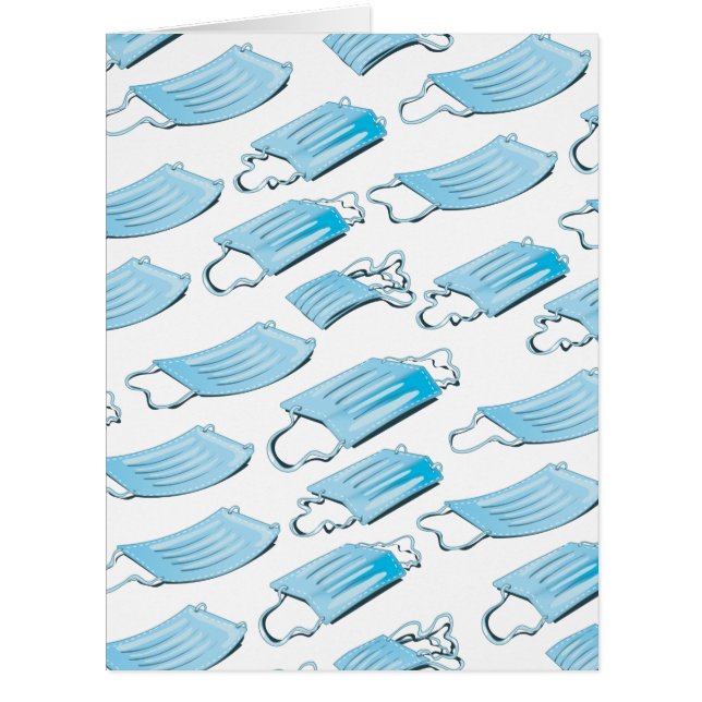 Cartão Máscara de rosto (Frente)