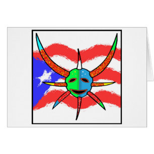 Cartão máscara do vejigante