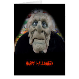 Cartão Máscara do Velho Homem em Fundo Negro