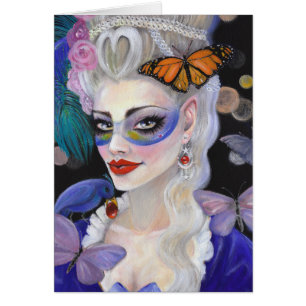 Cartão Mascarada de meia-noite