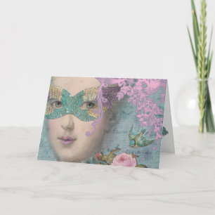 Cartão Mascarada francês