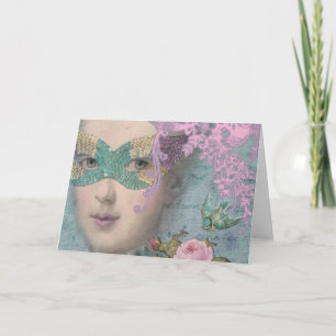 Cartão Mascarada francês