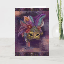 CARTÃO MASCARADA VENICE ART