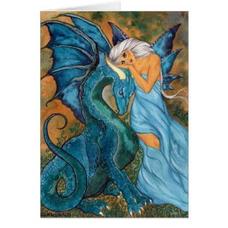 Cartão Máscaras do azul