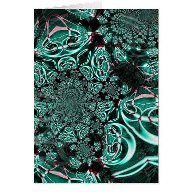 Cartão Máscaras do verde (Frente)