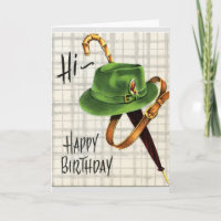 Masculine Happy Birthday