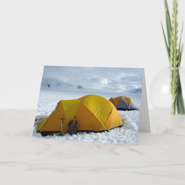 Cartão Mass Balance Camp notecard - blank inside (Frente)