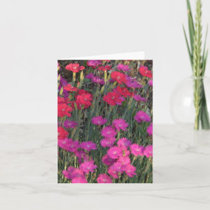 CARTÃO MASSA DE ROSA E FLORES VERMELHAS