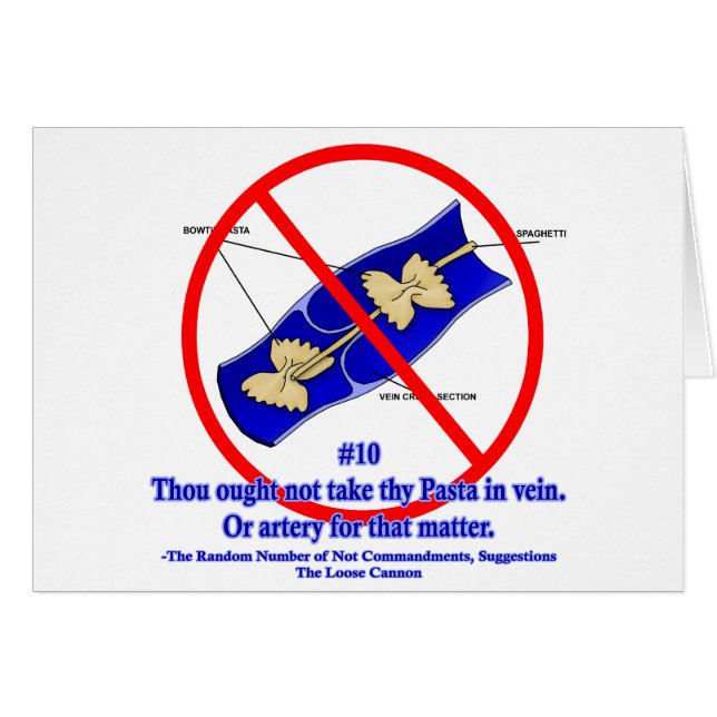 Cartão Massa pela veia (Frente Horizontal)