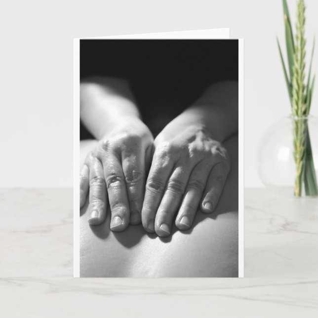 Cartão Massage Hands (Frente)