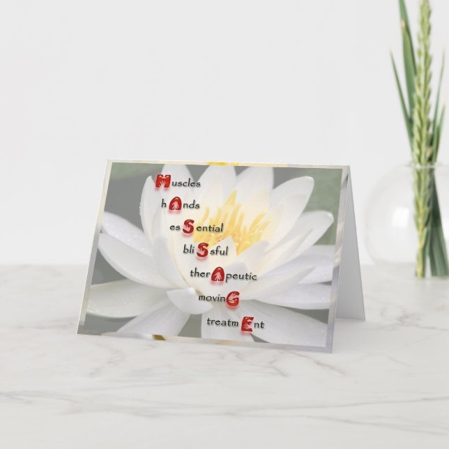 Cartão Massagem (Frente)