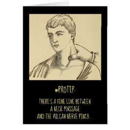 Cartão Massagem de Massagem Engraçada