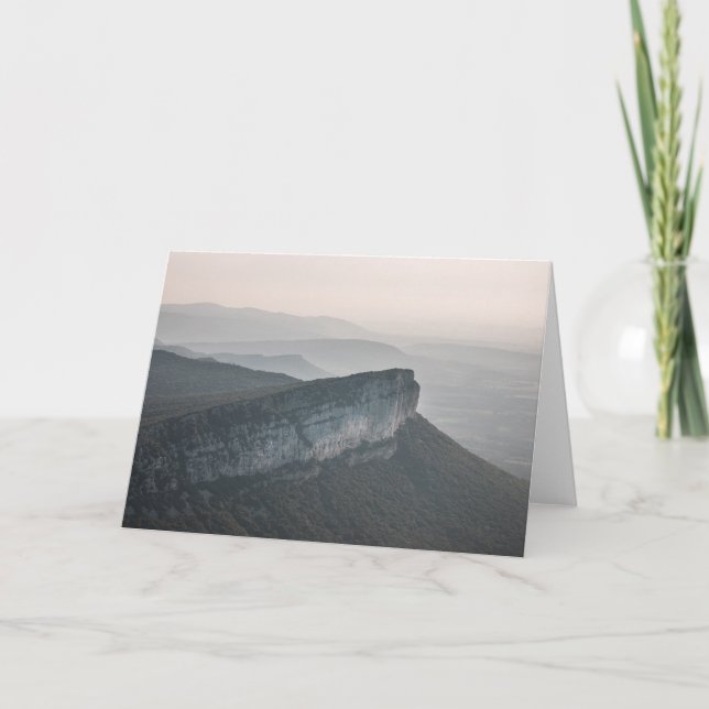 Cartão Massif Central France (Frente)