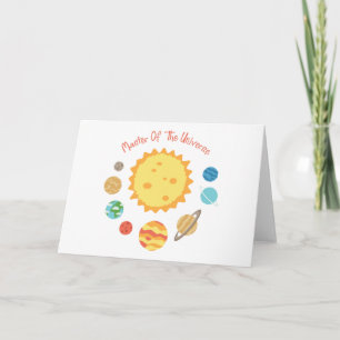 Cartão Master Of Universe