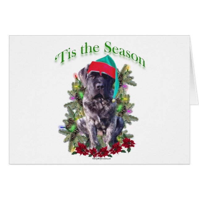 Cartão Mastiff 3 "Tis (Frente Horizontal)