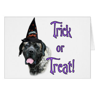 Cartão Mastiff (brindle) Trick