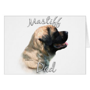 Cartão Mastiff (fluffy) Pai 2