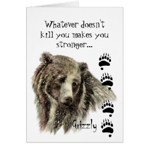 Cartão Matar que engraçado do urso de urso das citações