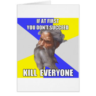 Cartão Matares do deus do troll