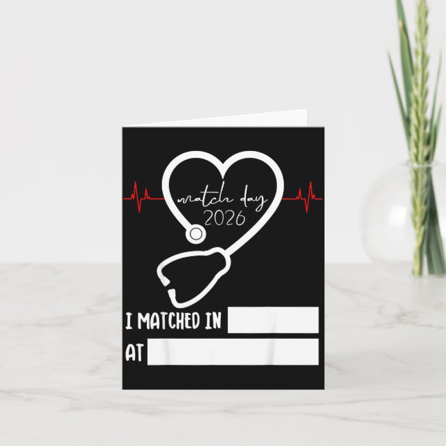 Cartão Match Day 2026 Future Doctor Physician Residency F (Frente)