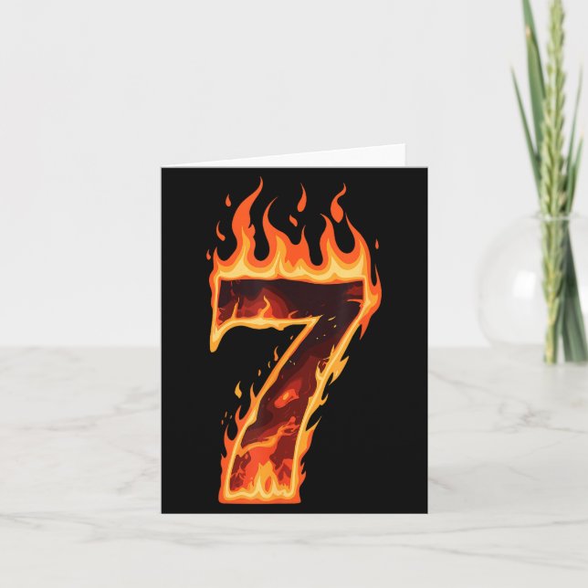 Cartão Matching Six Seven Flaming Ice Funny Meme 67 Coupl (Frente)