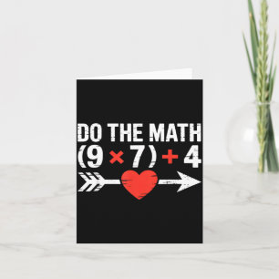 Cartão Matemática Divertida 67 Dia dos Namorados Seis