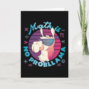 Cartão Matemática Não É ProbLlama