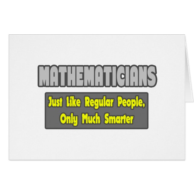 Cartão Matemáticos... mais inteligentes. (Frente Horizontal)