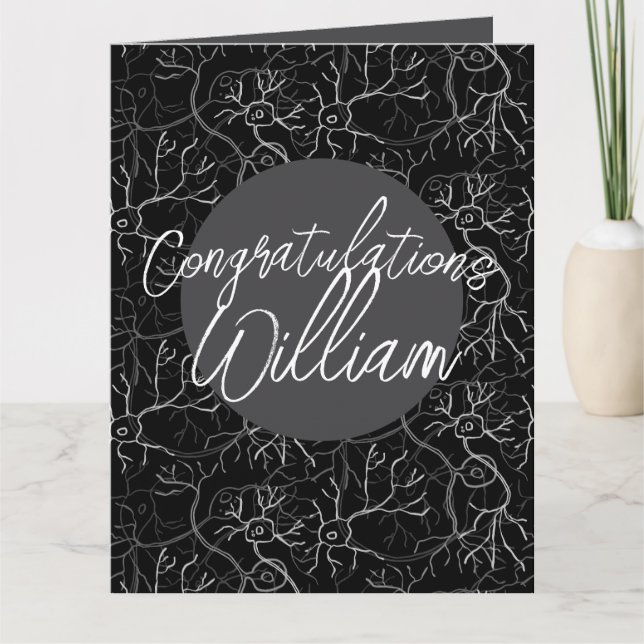 Cartão Matéria de cinzas - Neurônios (Frente)