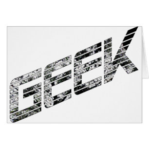 Cartão Material de Techie do geek