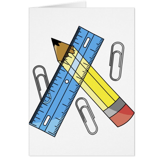 Cartão Material escolar (Frente)