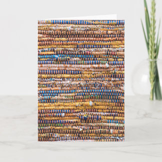 Cartão Material Rug