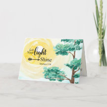 Mateus 5:16 Deixe sua Bíblia brilhar cristã