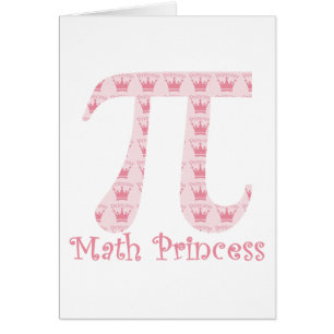 Cartão Math Princess Pi