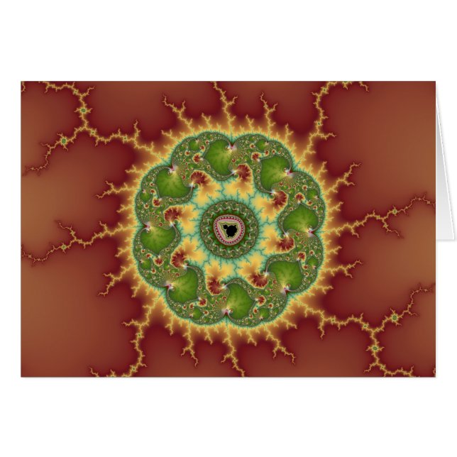 Cartão Matilda21a - Arte Fractal (Frente Horizontal)