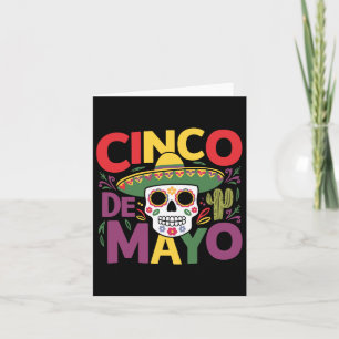 Cartão Matriz de Diversão Cinco De Mayo Fiesta 5 De Mayo